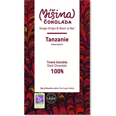 Míšina 100% hořká Tanzanie 50 g