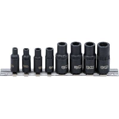 BGS Sada nástrčných hlavic 1/4" a 3/8", 8 ks, BGS - B9771