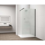POLYSAN Esca - Душ кабина Walk-In 70x210 см, Antidrop, матирано стъкло/матирано черно ES1170-02 (ES1170-02)