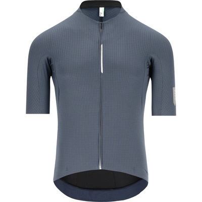 Q36.5 Мъжка фланелка с къс ръкав за колоездене Q36.5 Dottore Pro Jersey Cycling jersey - Grisaille Blue - размер M (056-3506-0213)
