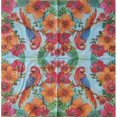 Ambiente obrúsky Papoušek 33x33cm