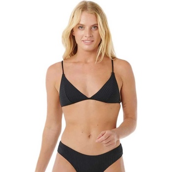 Rip Curl Premium Surf Banded Fixed Tri bikini top - Black (Black)