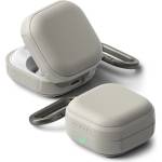 Ringke Силиконов калъф с MagSafe за слушалки Samsung Galaxy Buds 4 / 4 Pro от Ringke Onyx Magnetic - Warm Grey (8800328816817)