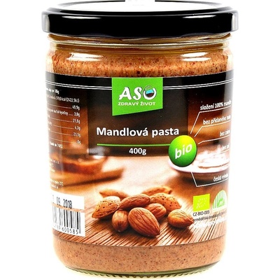 ASO Zdravý život Mandlová Pasta Bio 400 g