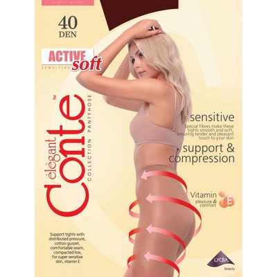 Conte ACTIVE soft 40 DEN s vitamínem E