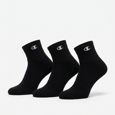 Champion Mid-Crew 3pack Black
