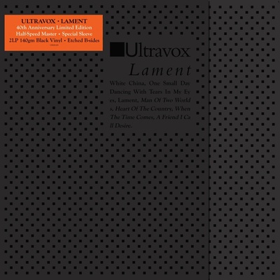 Ultravox - Lament / 40th Anniversary / Vinyl / 2 LP