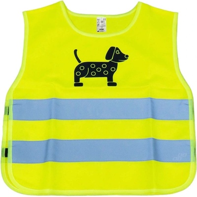 AMiO Výstražná vesta detská žltá s certifikátom DOG -03937