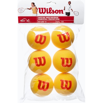Wilson Детски топки за тенис Wilson Starter Tour Foam Tball 6 бр. жълти WRZ259300