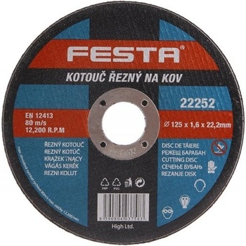Festa Levior Kotouč řezný 115 x 1,6 x 22,2 mm 22251