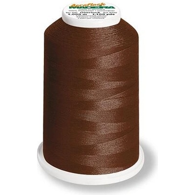 Overlockové nitě PES Madeira Aeroflock 100 (1000m) chemlonové barva 9290 chocolate