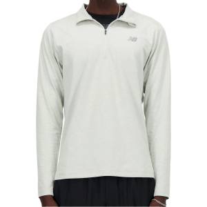 New Balance Мъжко яке за бягане New Balance Space Dye 1/4 Zip Synthetic jumper - Grey - размер XL (028-0705-0314)