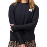 Eivy Дамска долна блуза с дълъг ръкав Eivy Women's Versa Loose Fit Rib Top Longsleeve - Black - размер XL (114-3623-0116)