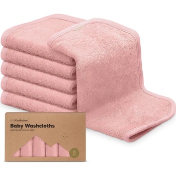 Image 1 of KeaBabies Kърпи От Органичен Бамбук 6 Бр Пепел От Рози Keababies