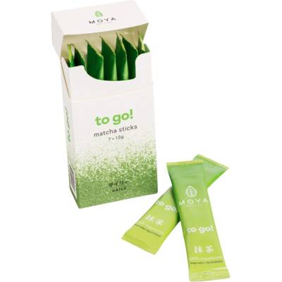 Moya BIO zelený čaj matcha Daily týdenní balení 7 x 1,5 g