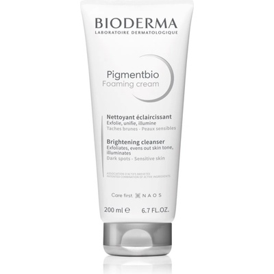 BIODERMA Pigmentbio Foaming Cream дълбоко почистваща пяна-крем с избелващ ефект 200ml