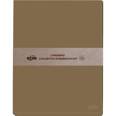 Linarts Desky A4 Ecoo, 4-kroužkové, 20 mm khaki – Hledejceny.cz
