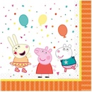 Javoli servítky Prasiatko Peppa 33x33cm 16ks