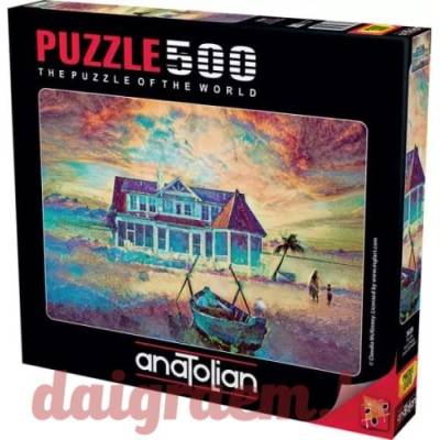 Anatolian Пъзел anatolian 3626 - 500 части - Островът на палмите (p3626)