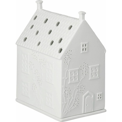 räder Porcelánový svícen domeček Windows, bílá barva, porcelán