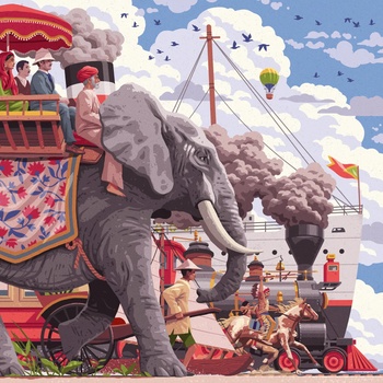 Ravensburger - Puzzle Around the world in 80 days - 750 piese