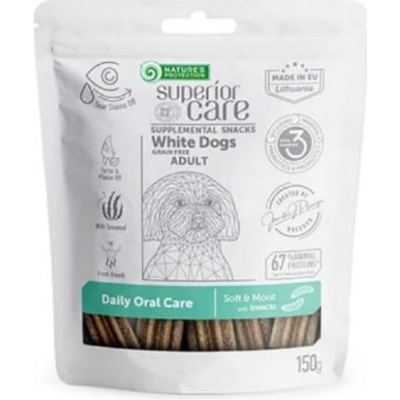 Natures Protection Pamlsok Natures P Superior care white dog adult oral care 150 g