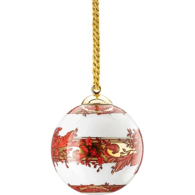 Rosenthal Porcelánová vánoční koule Versace Medusa Garland Ø 7,5 cm červená 14283-409958-27940