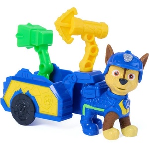 Spin Master Игрален комплект Spin Master Paw Patrol - The Dino Movie, ремарке с инструменти и Чейс (6076003-1)