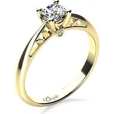 Couple prsten Jodie žluté zlato a zirkony 6814023 0 1