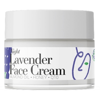 Bether Cosmetics Нощен крем за лице с Лавандула (bc002)