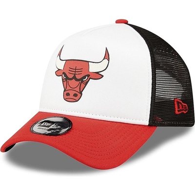 New Era 9FORTY A-Frame Trucker NBA Team Clear Black Chicago Bulls Optic White / Red – Zboží Mobilmania