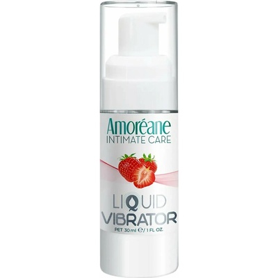 Amoréane tekutý vibrátor Strawberry 30 ml