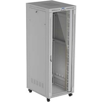 Lanberg Rack Cabinet 19" Free-Standing 47U/800X1000 (FlAT Pack) With Glass Door LCD Grey V2 (FF01-8047-12SL)