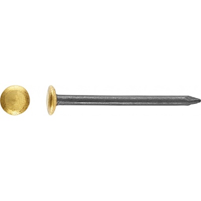 LUX-TOOLS Oceľ. klinec so šošovk. pomosadz.hlav. brynier.oceľ pr. 2,0x25mm, 20ks