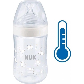 Nuk New Classic láhev Love silikon bílá 250ml