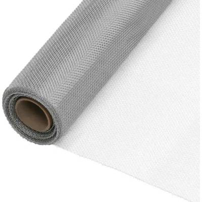 vidaXL Síť proti hmyzu nerezová ocel 112 x 2000 cm stříbrná