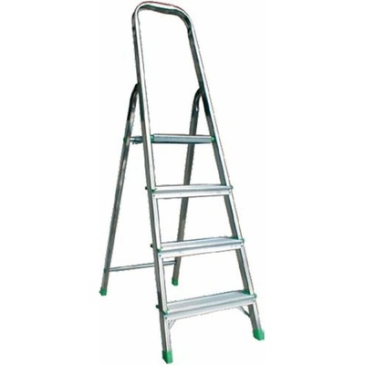 Schůdky ALVE EUROSTYL HOBBY 2914 4 stupňové, červené, 153 cm, nosn. 125 kg