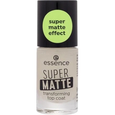 essence Super Matte Transforming Top Coat топ лак за нокти с матов ефект 8 ml