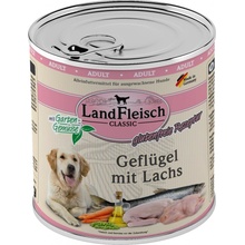 LandFleisch Adult Classic drůbeží maso s lososem 6 x 800 g