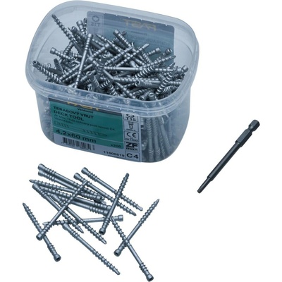 Terasový vrut C4 4,2x60 200ks