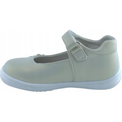 American Club decentní lesklé balerínky pro dívku kožená vložka