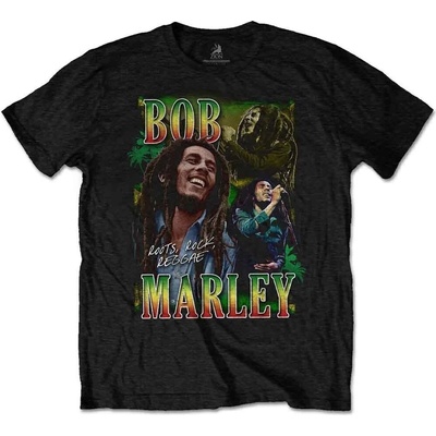 Bob Marley Roots, Rock, Reggae Homage Black M Риза (BMATS30MB02)