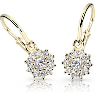 Cutie Kids Jewellery Gold Zlaté náušničky hvězdička C2749
