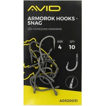 Avid Carp Armorok Snag Barbed vel.2 10 ks