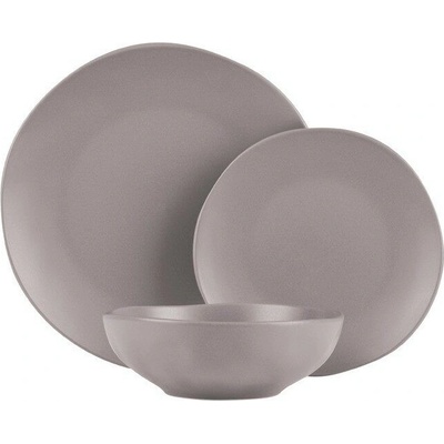 BERLINGERHAUS Jídelní sada talířů Taupe Collection BH 10023 18 ks – Zboží Mobilmania