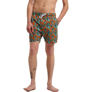 SANTA CRUZ Бански гащета Santa cruz Hands all over swimming shorts - Orange (Amber)