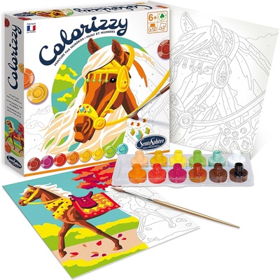 Sentosphère Colorizzy Рисуване по номера - Коне (4506S)