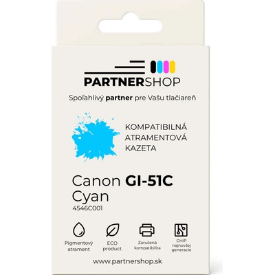 Atrament PartnerShop Canon GI-51C - kompatibilný