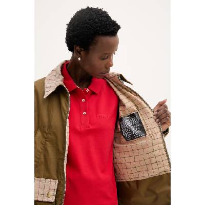 Barbour късо яке дамско от памук Launton (LWX1535)