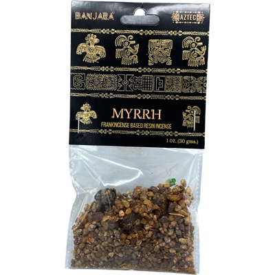 Banjara Vonná pryskyřice pro vykuřování Myrrh 30 g